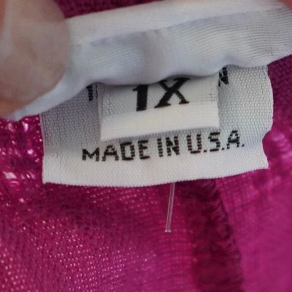 Bryn Walker Elastic Waistband Cinched Hem Linen Pants Pink Womens Size 1X - Picture 7 of 8